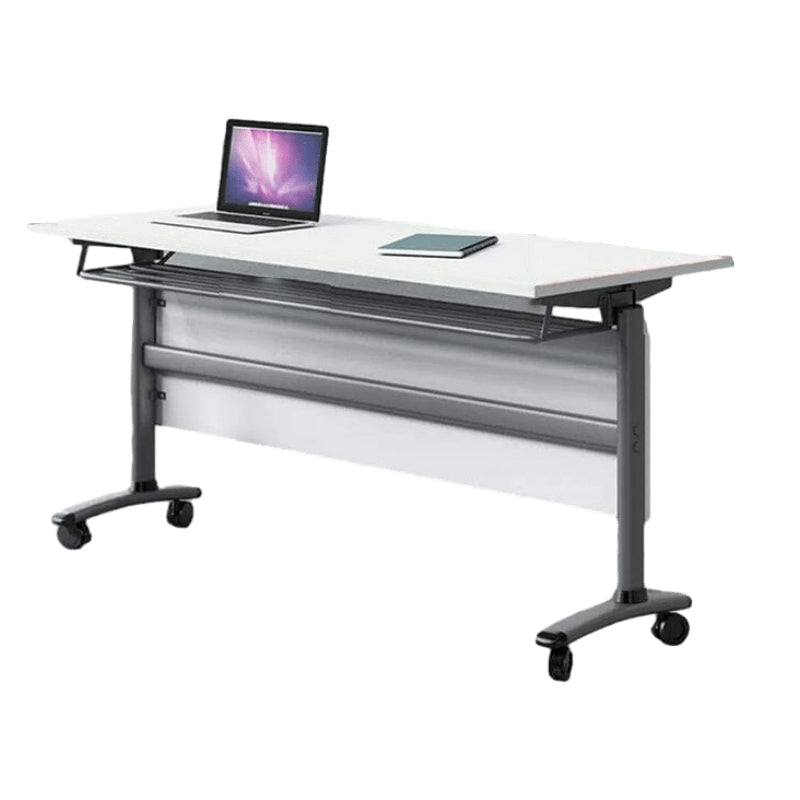 Foldable mobile training organization conference table long table with wheels HYZ-1066