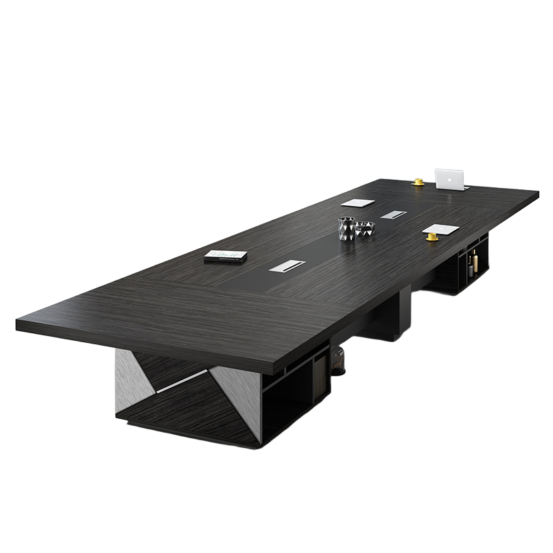 Elegant Office Conference Table And Chair Set With Large Storage And Durable Surface HYZ-2022