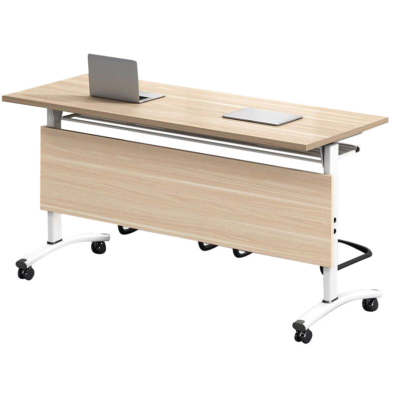 Simple Modern Conference Table with Intermediate Shelf and Silent Casters Movable Combination HYZ-1098