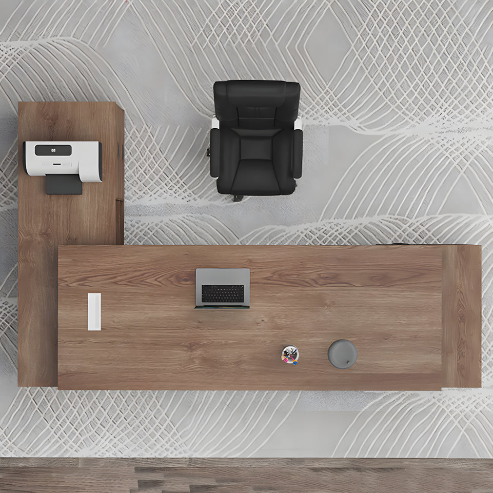 Solid wood boss desk simple modern president manager large desk LBZ-10129