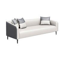 Ergonomic Stylish Gray Leather Office Sofa for Reception JDSF-K028