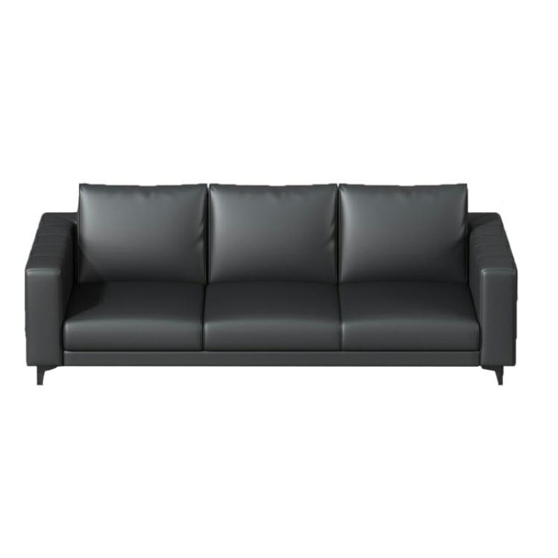 Elegant Comfortable Ergonomic Black Office Sofa for Reception JDSF-K032