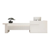 Bridge-Shaped Front Desk with Compartment and 2 Drawers for Training Institution JDT-10150