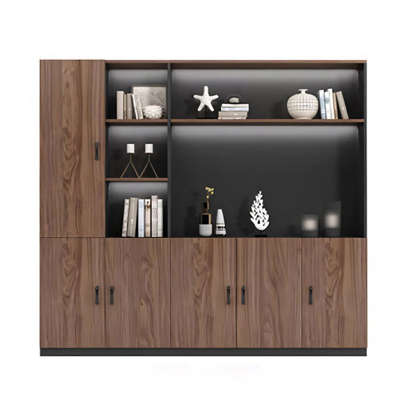Modern Executive Desk with LED Lighting for Home Office