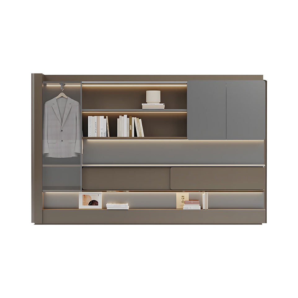 Luxury L-Shaped Executive Desk with Large Storage Cabinet & Password Lock for High-End Offices LBZ-2160