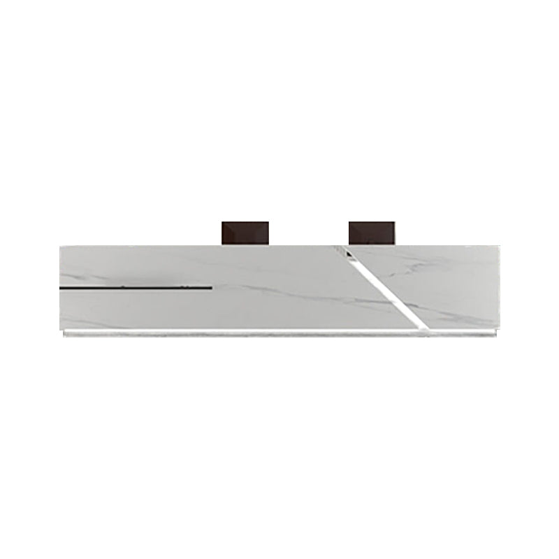 Stainless Steel Reception Desk for Hotels and Salons with Open Storage JDT-073