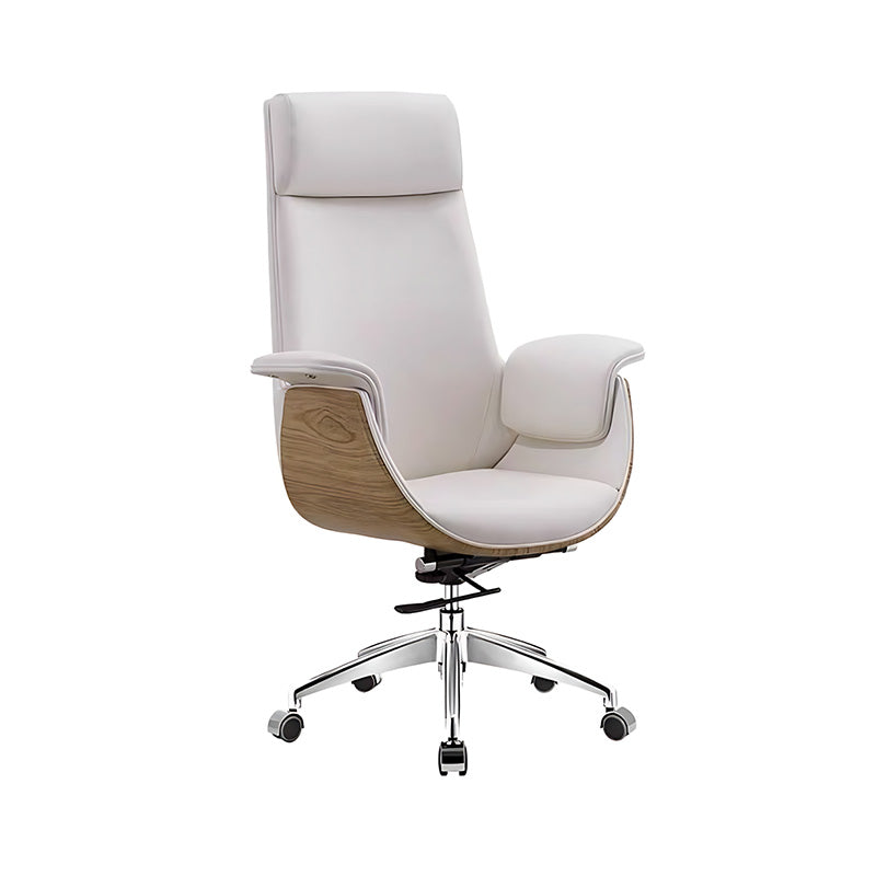 Adjustable Leather Office Chairs with Headrests LBY-K001