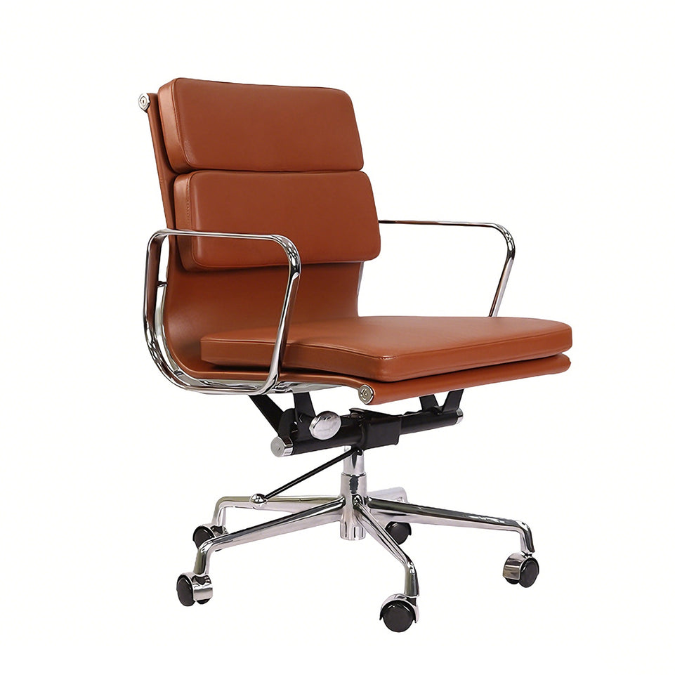 Leather Eames Aluminum Computer Chair Ergonomic Comfort BGY-1066
