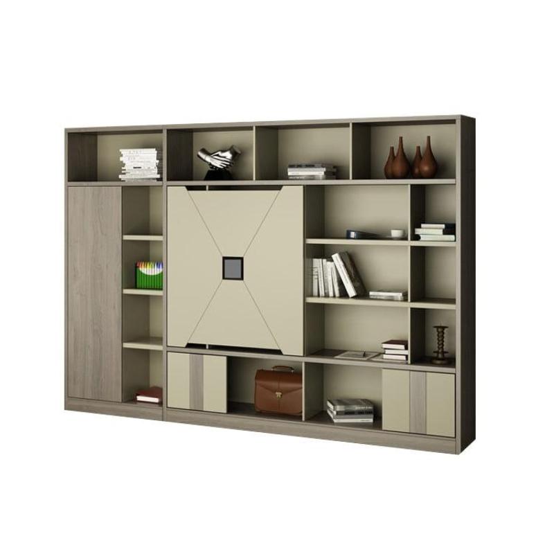 Modern Large Wooden Office File Cabinets with Storage and Sliding Doors LBG-K038