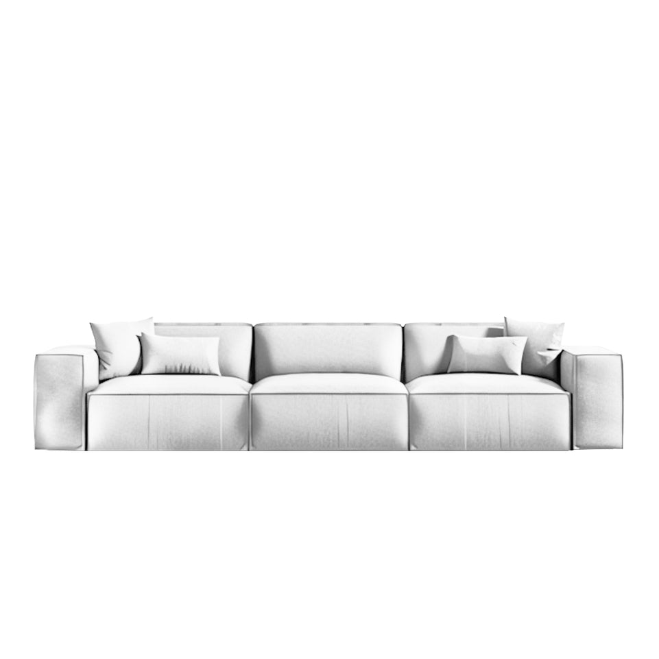 Italian Minimalist Lint Block Sofa Chaise Lounge BSF-2006