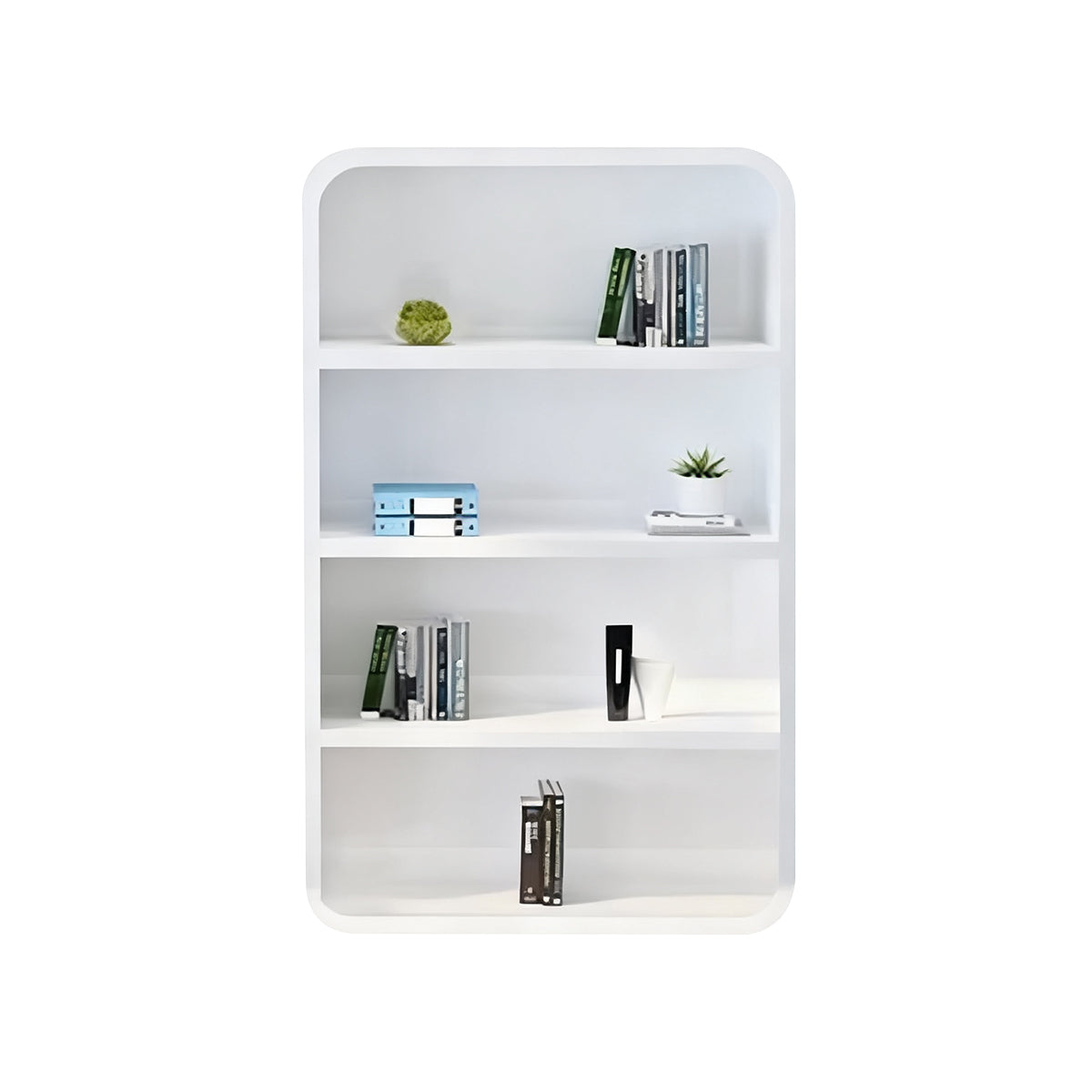 Luxury Modern Glossy Executive Desk With Mobile Storage ,Thickened Rounded Corners And Stylish Privacy Panel LBZ-107