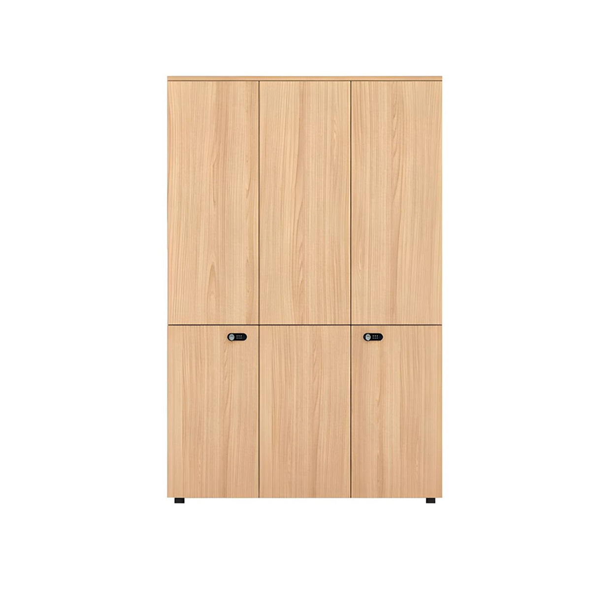 Sleek Durable Lockable Floor-Standing Office Filing Cabinet With Adjustable Shelves For Secure Document Storage WJG-2167