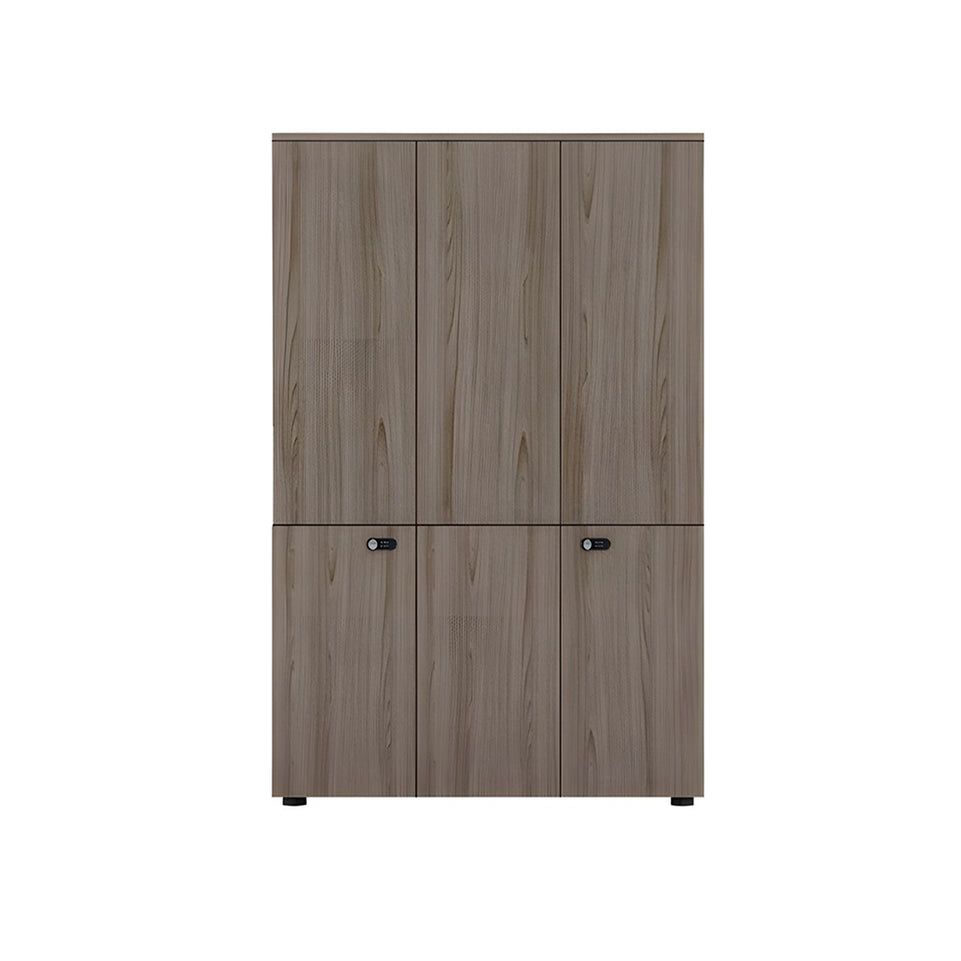 Sleek Durable Lockable Floor-Standing Office Filing Cabinet With Adjustable Shelves For Secure Document Storage WJG-2167