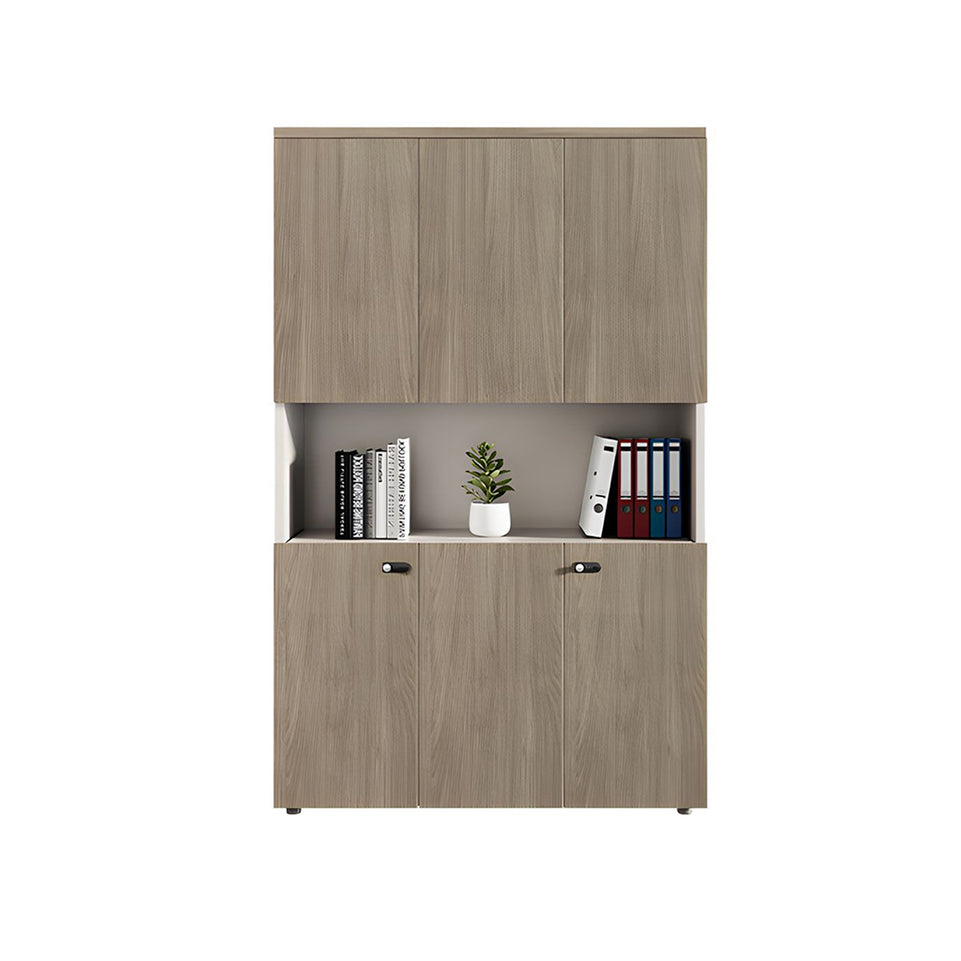 Sleek Durable Lockable Floor-Standing Office Filing Cabinet With Adjustable Shelves For Secure Document Storage WJG-2167