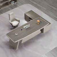 Modern L-Shaped Executive Desk with Side Storage for General Manager LBZ-2284