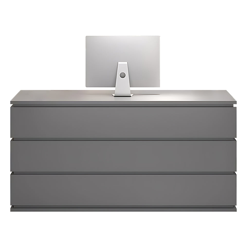 Modern Luxury Reception Desk with Thick Desktop and Spacious Storage JDT-2274