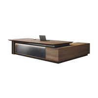 Stylish and Modern Executive Desk With Cabinets And Chairs LBZ-10169