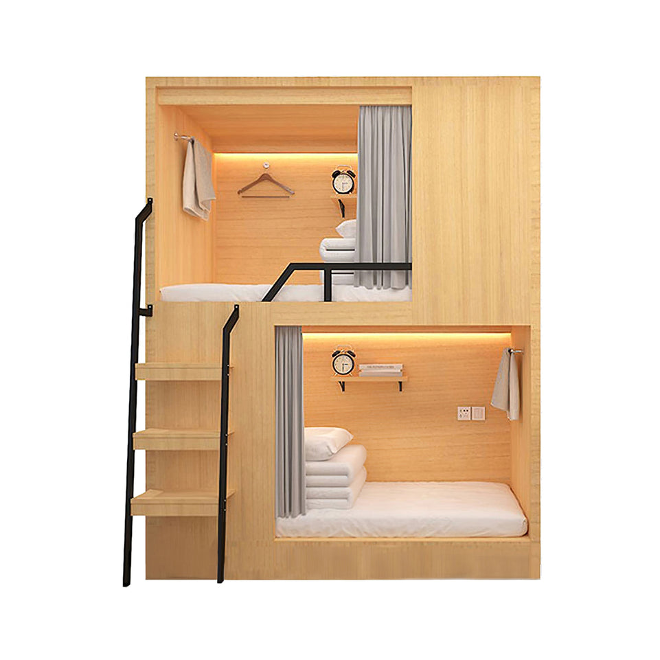Multi-functional Solid Wood Bunk Bed for Bedroom BED-2005 (In Stock)