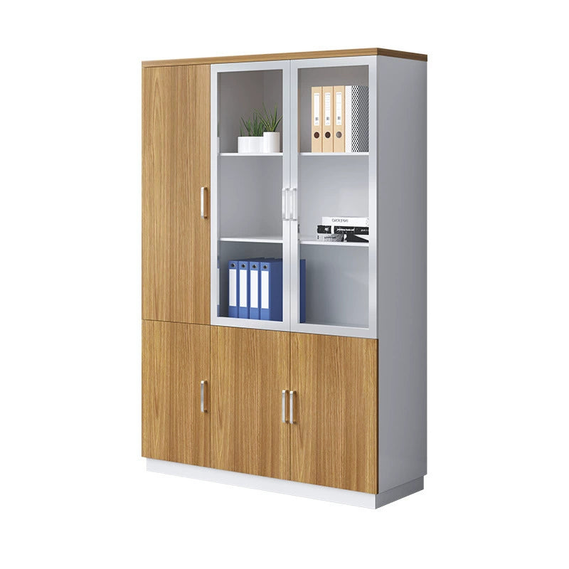 Stylish Office Storage Cabinet Wooden Double-Door Filing Cabinet WJG-1016