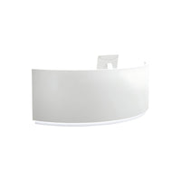 Semi-Circular Curved Reception Desk with Large Storage for Clothing Stores and Business Reception Areas JDT-1104