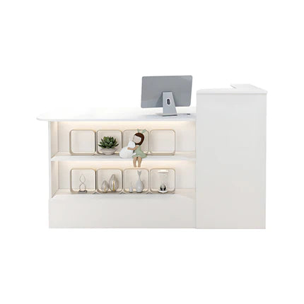 Modern  Reception Desk Retail Counter with Display Shelf JDT-104（In Stock）