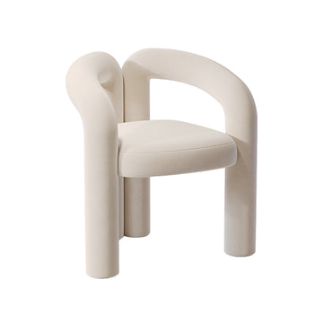 Unique Off-white Lounge Accent Armchair for Indoor Spaces BSF-2000（In Stock）