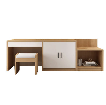 Versatile Hospitality Guestroom Desk Set With TV Stand, Luggage Storage, And Vanity Area JDJJ-2004