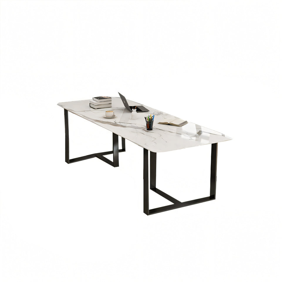 Marble Minimalist Conference Table and Chairs HYZ-10127