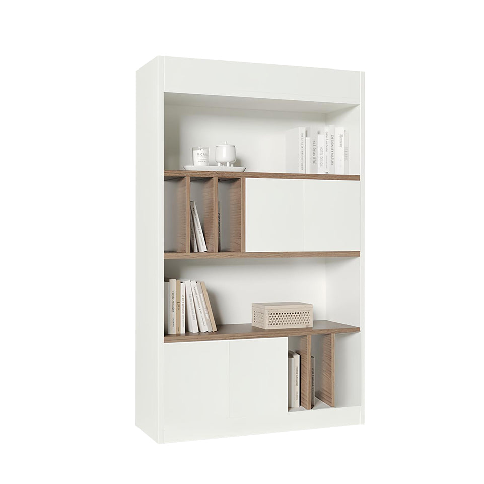 Modern Wooden Office Cabinet with File Storage and Multi-Functional Shelving for Workstations CWG-2172