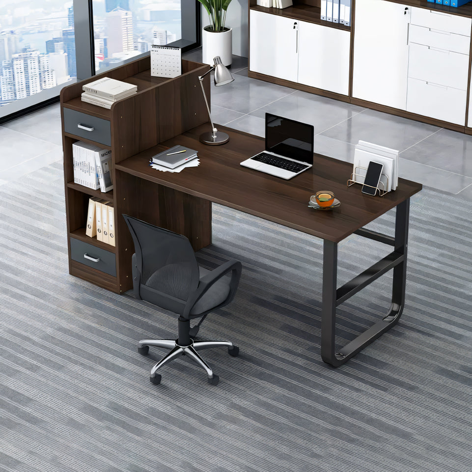 Simple Modern Office Desk and Chair Set for 2 to 4 People YGZ-1023