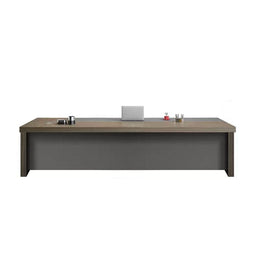 Modern Executive Desk 63-126 in Wide with Lockable & Lumbar Support for Home Office