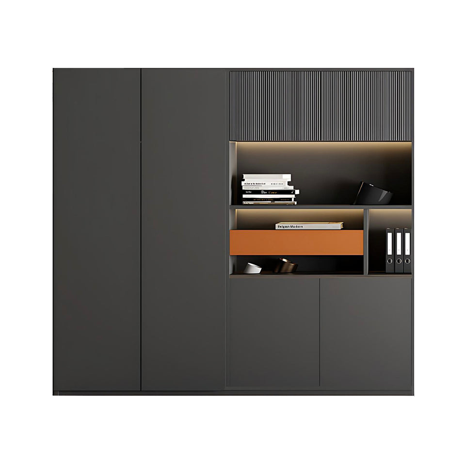 File Cabinet 79 in Tall with LED Lighting for Office