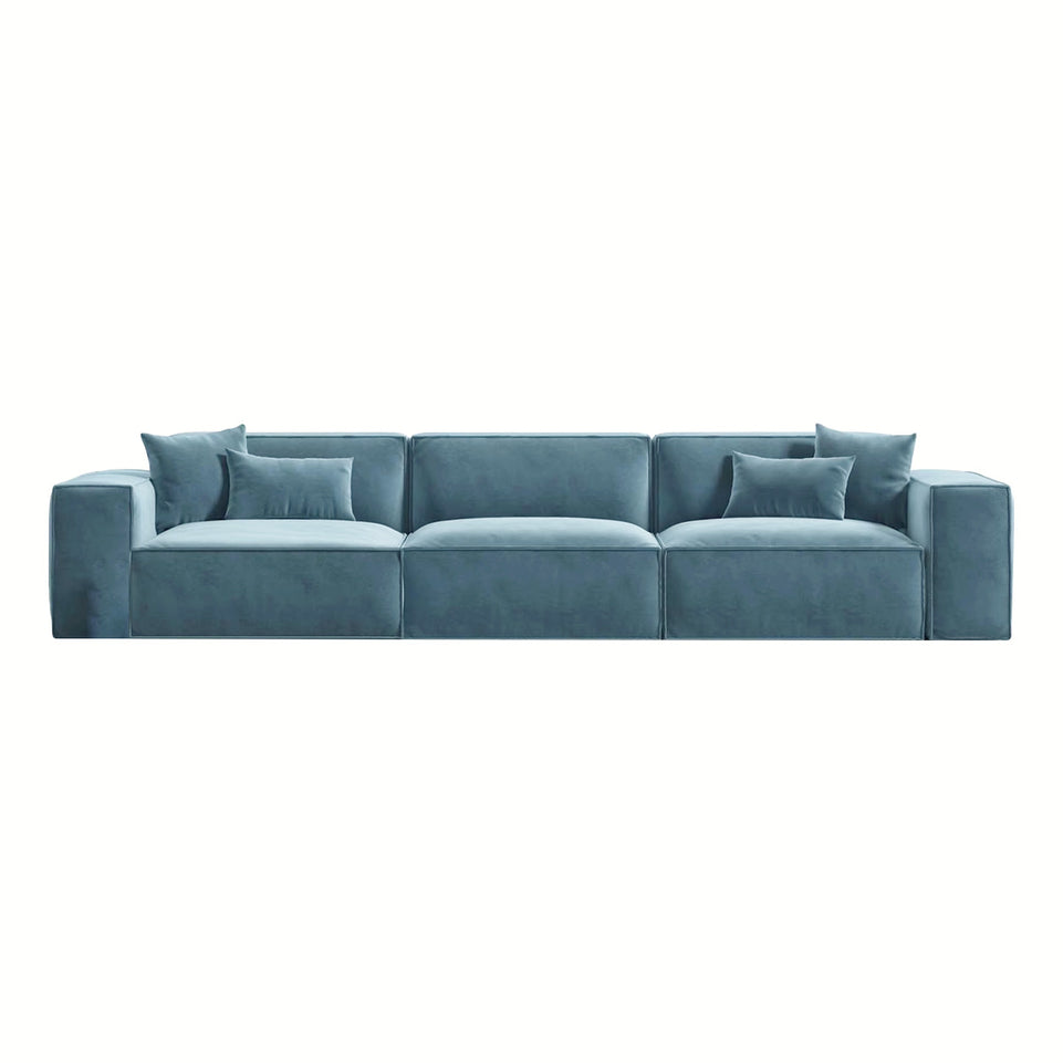 Italian Minimalist Lint Block Sofa Chaise Lounge BSF-2006