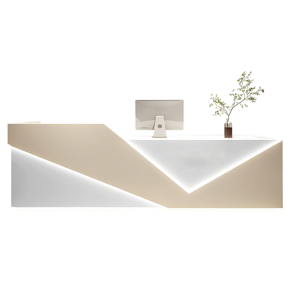 High-End Salon Reception Desk with Ample Storage Space JDT-2060