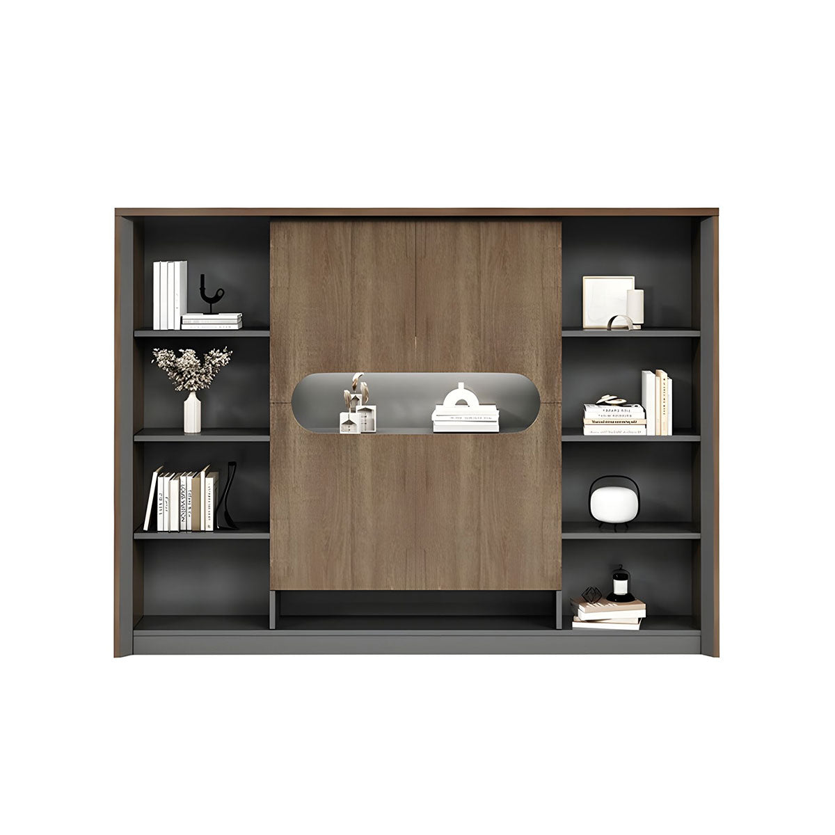 Stylish and Modern Executive Desk With Cabinets And Chairs LBZ-10169