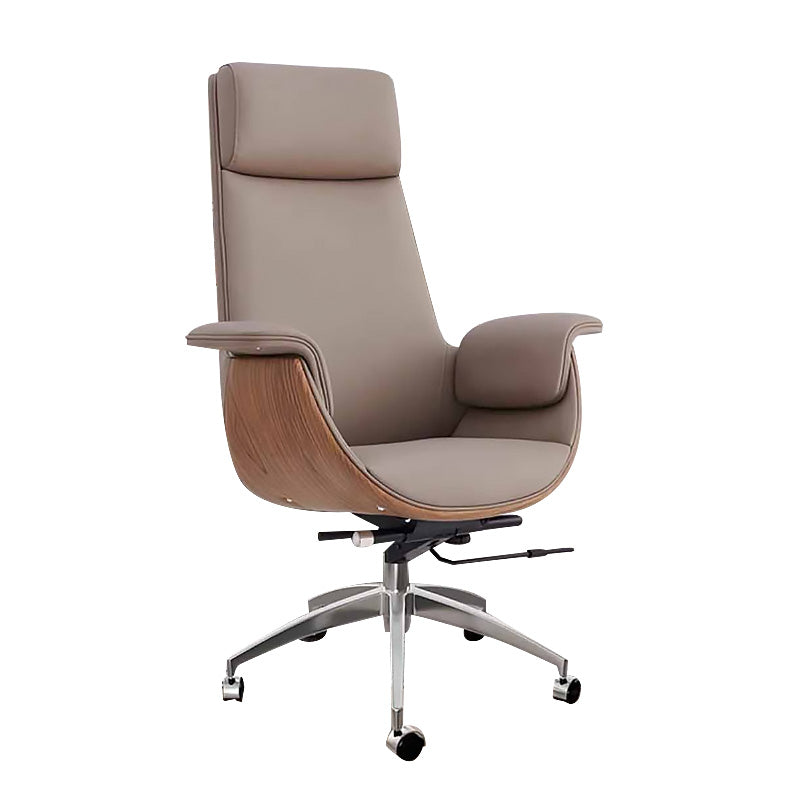 Adjustable Leather Office Chairs with Headrests LBY-K001