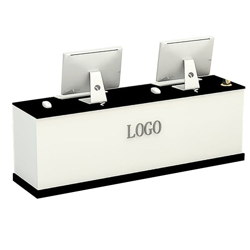 Sample Straight Front Desk with Lockable Drawers for Shops and Reception Areas JDT-10115