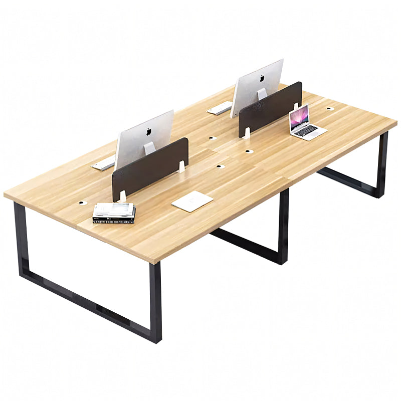 Customized Classic Staff Desk for Four Elevate Your Workspace YGZ-1018