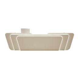 Curved Reception Desk 110 in Wide with LED Lighting, Stainless Steel & Lockable for Retail