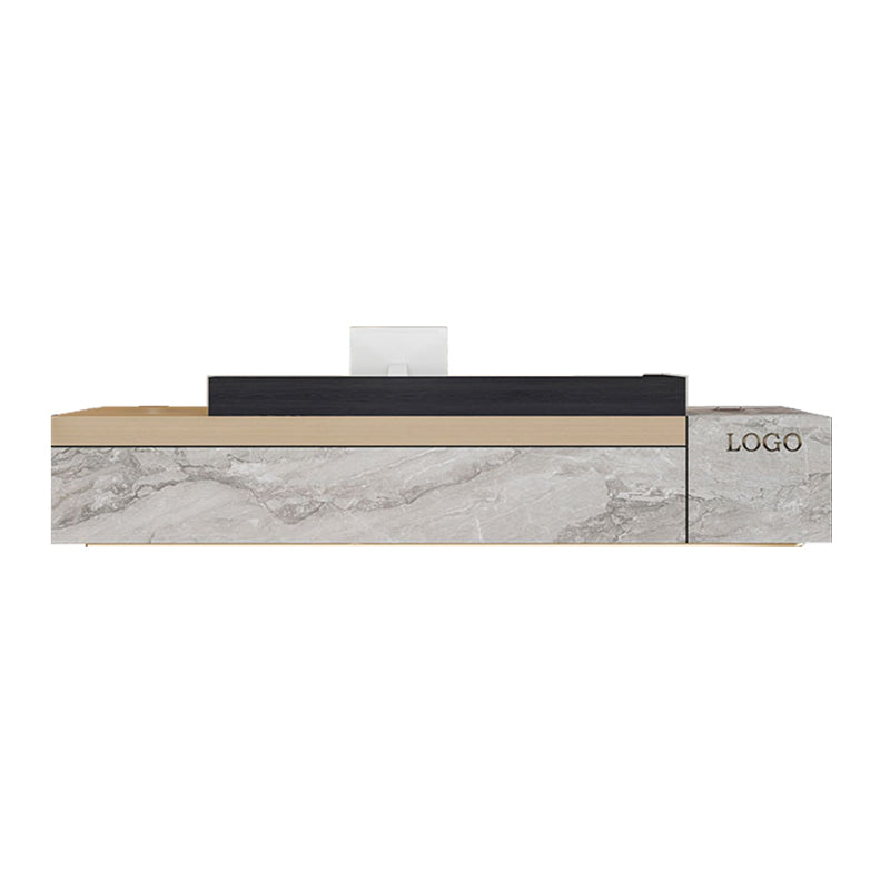 Odorless and Harmless Reception Desks for Office and Hotel Lobbies with Eco-Friendly Materials JDT-10158