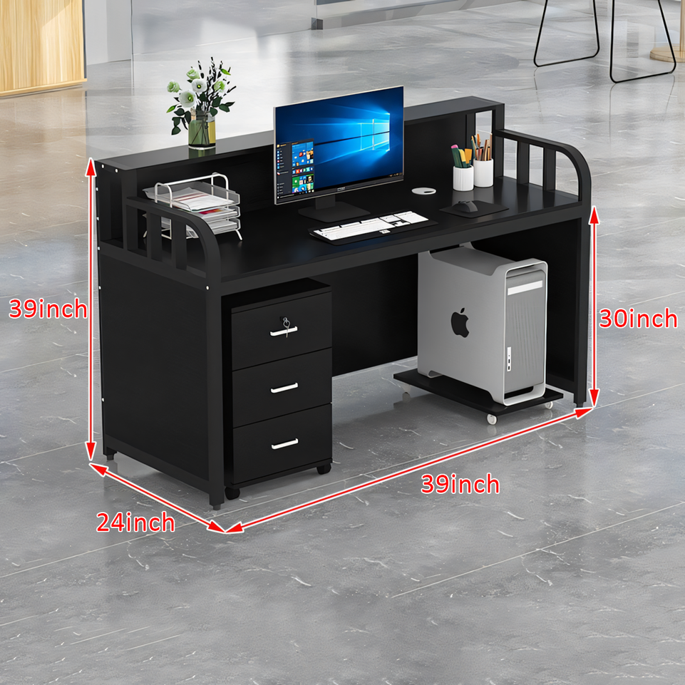 Modern Single Desk with Partition - Ideal for Offices and Workstations BGZ-020