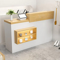 Display Shelf Reception Counter with Drawer for Retail Shops JDT-735