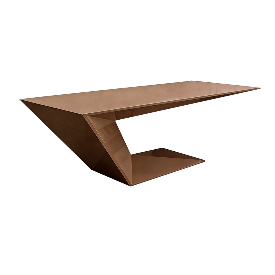 Modern Executive Desk with Built-In Outlets & Cable Management for Home Office