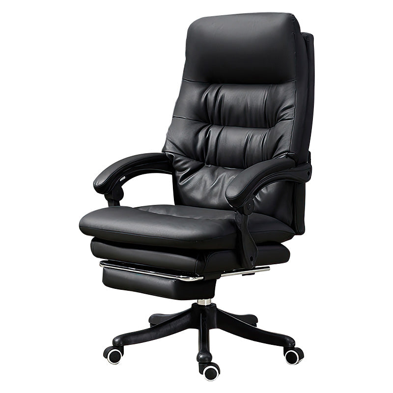 Leather boss chair lazy learning massage resting feet leather chair ergonomic swivel BGY-1065