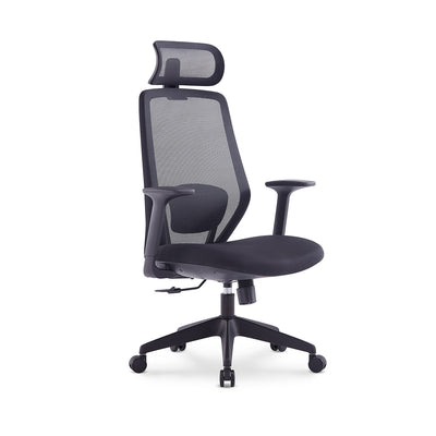 Office Chair with Headrest Mesh Computer Chair Comfortable High Quality Sponge Cushion BGY-1044
