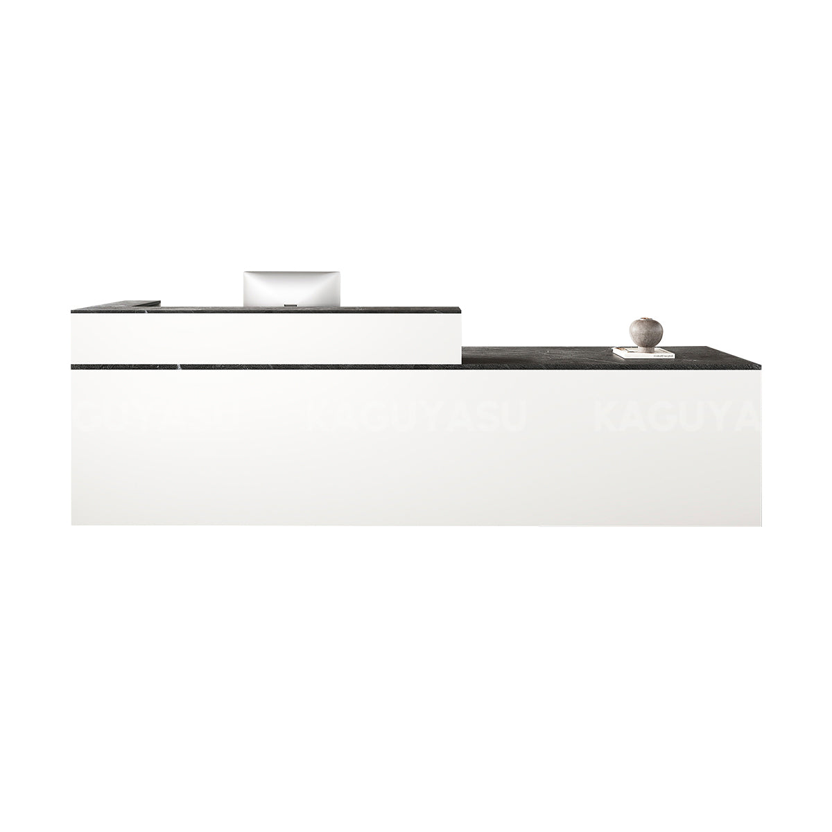 Minimalist Office Reception Desk with Keyboard Tray and Drawer JDT-2216