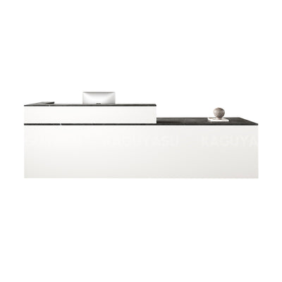 Minimalist Office Reception Desk with Keyboard Tray and Drawer JDT-2216