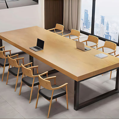 Executive Elegance Custom Made Solid Wood Meeting Table HYZ-107