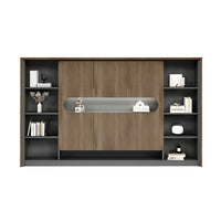 Stylish and Modern Executive Desk With Cabinets And Chairs LBZ-10169