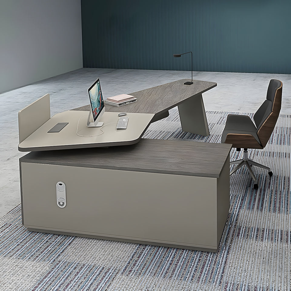 Stylish Creative Executiv Desk and Chair Set Complete with Cabinet LBZ-10152